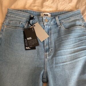 PAIGE ACCENT Ultra high Rise Straight